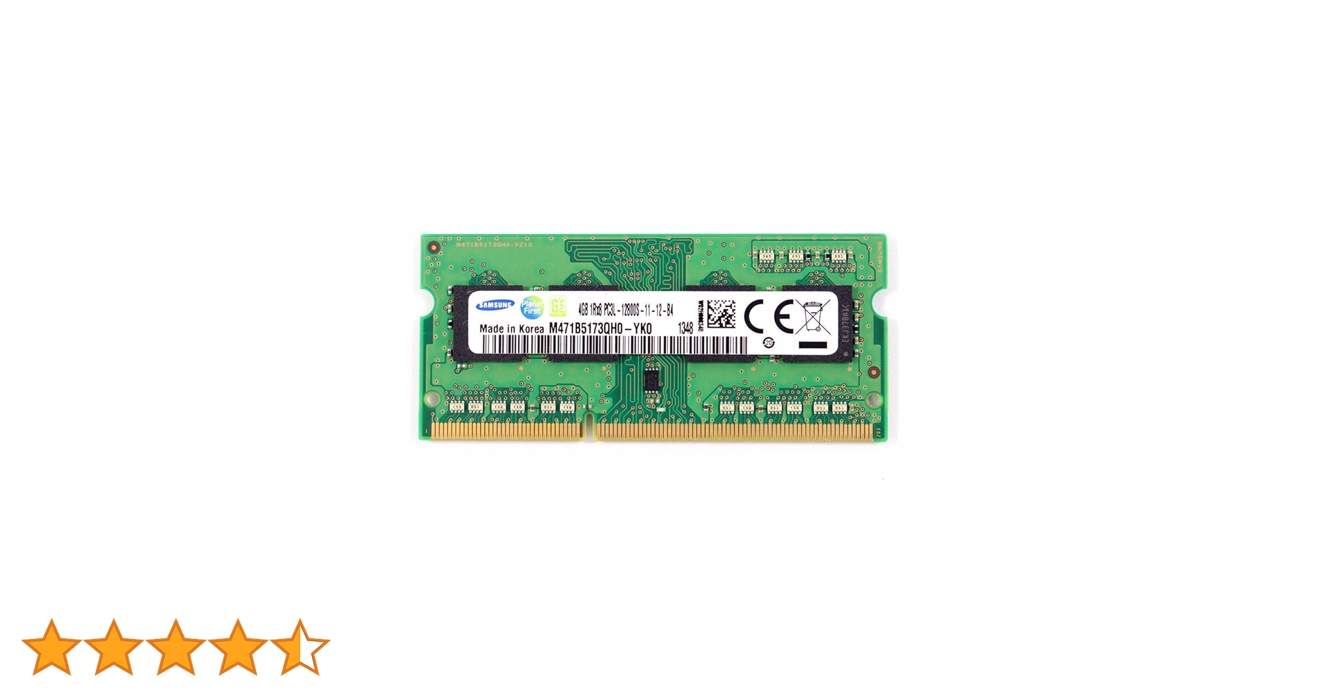 SAMSUNG - 【100枚セット】 SAMSUNG ノートパソコン用メモリ 4GB PC3L-12800S Amazon | SAMSUNG PC3-12800S (DDR3-1600) 4GB SO-DIMM 204pin
